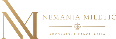 Advokatska kancelarija Nemanja Miletić, logo